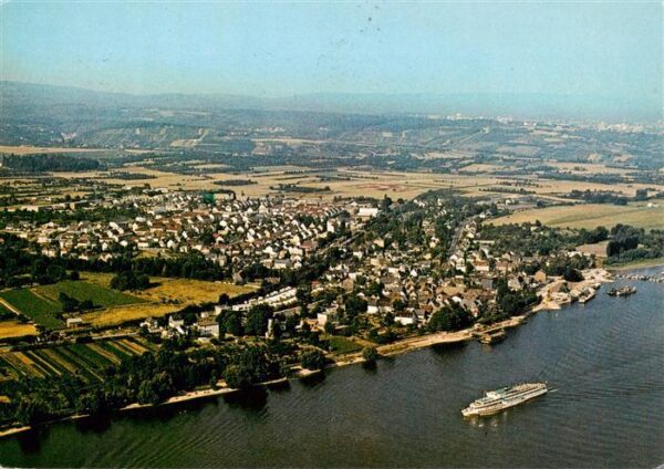 Walluf Rhein Fliegeraufnahme