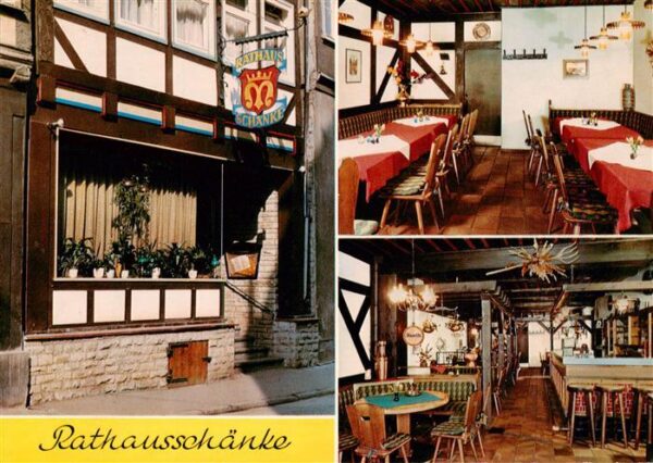 Hann. Muenden Hotel Restaurant Rathausschaenke Gastraeume