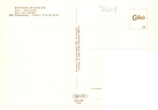 Zierenberg Duernberghaus Cafe Restaurant – Bild 2