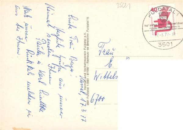 Simmershausen Fuldatal Volkssternwarte Panorama Hans im Glueck Wald und Mineralb – Bild 2