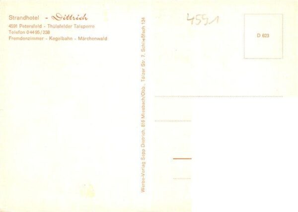 Thuelsfelder Talsperre Petersfeld Strandhotel Dittrich Gastraeume – Bild 2