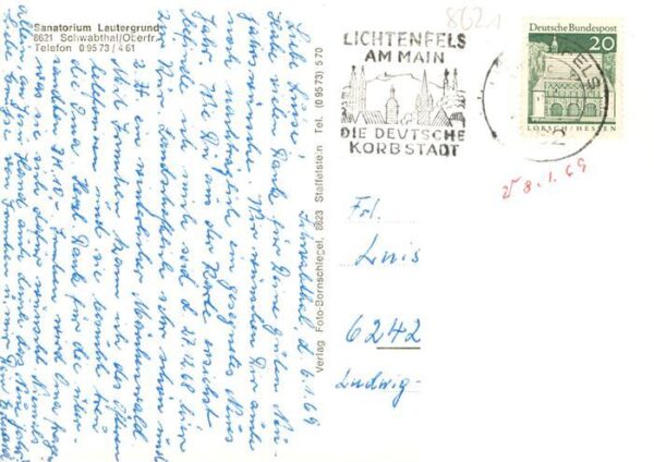 Lichtenfels Hessen Sanatorium Lautergrund – Bild 2