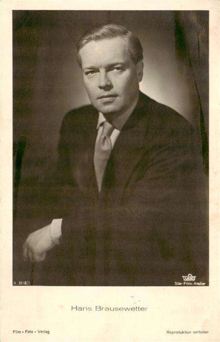 Foto Tobis A 3610/1 Hans Brausewetter