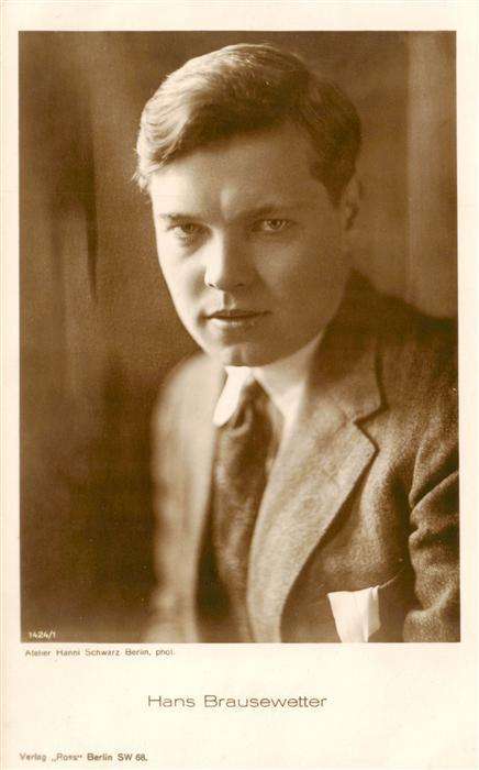 Foto Ross Nr. 1424/1 Hans Brausewetter