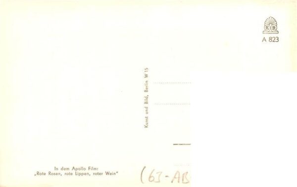 Kino Film Cinema Cine John Van Dreelen A.Grimm Apollo Deutsche London A. 823 – Bild 2