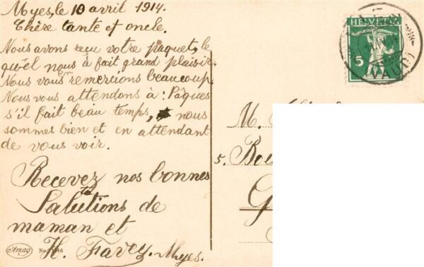 Verlag Amag Nr. 1116 Ostern Huehner Eier Kuecke – Bild 2