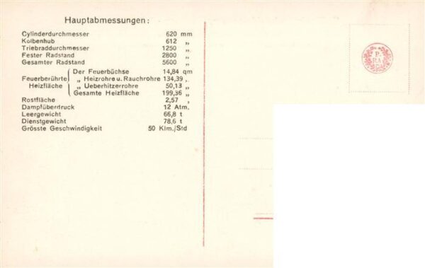 Eisenbahn Railway Chemin de Fer E.S.K. 535 E Zweicylinder-Heissdampf-Gueterzuglo – Bild 2