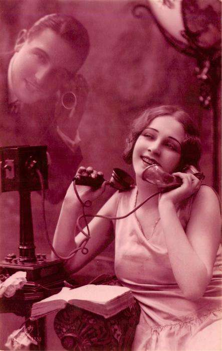 Foto Fotocelere Nr. 1333 Mann Frau Telefon