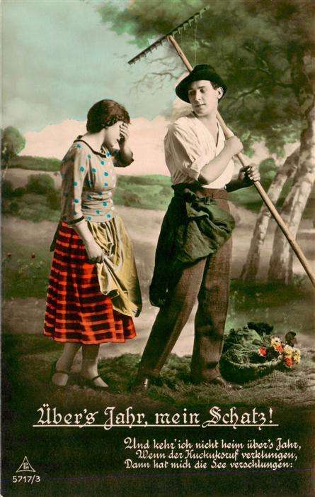 Foto PH Nr. 5717/3 Frau Mann Landwirtschaft