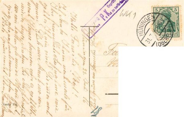 Militaria WK1 Eroberung der ersten franz. Fahne – Bild 2