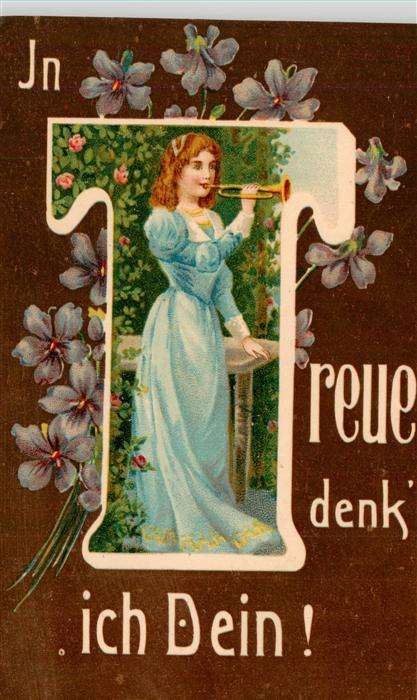 Trompeter von Saeckingen Scheffel Serie 794 Treue Blumen