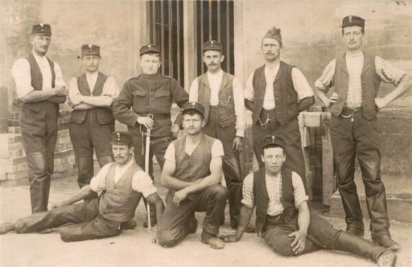 Militaria Schweiz Gruppenfoto Soldaten