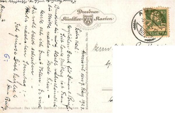 Kaulbach Hermann Der kleinen Dorfheld Schwesterchen – Bild 2