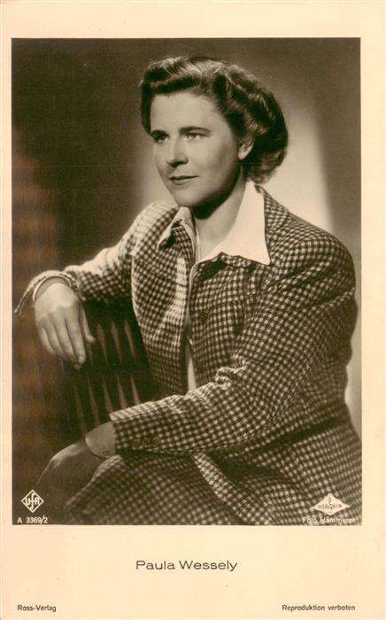 Foto Ufa-Haemmerer. A 3369/2 Ross-Verlag  Paula Wessely
