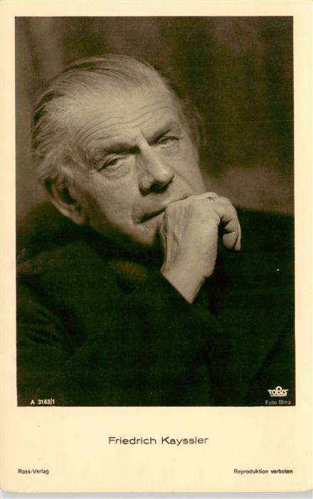 Foto Tobis Binz Ross-Verlag A 3163/1 Friedrich Kayssler