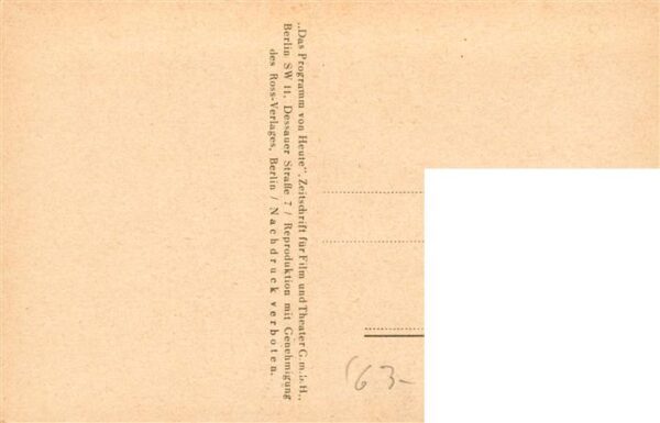 Foto Ufa-Baumann Nr. Ross Johannes Heesters – Bild 2