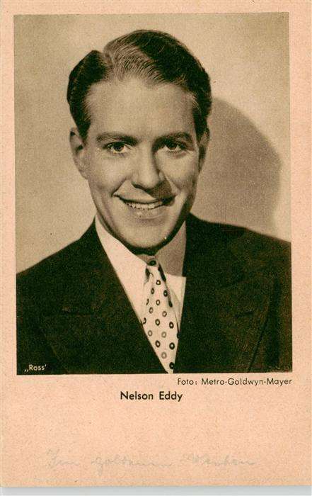 Foto Metro-Goldwyn-Film Nr. Ross Nelson Eddy