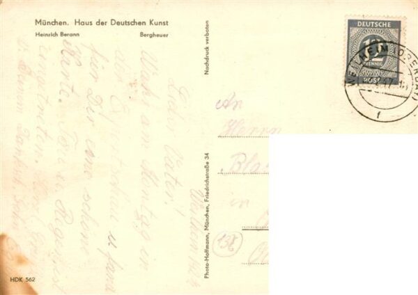 Haus der Deutschen Kunst Verlag HDK Nr. 562 Bergheuer Heinrich Berann – Bild 2