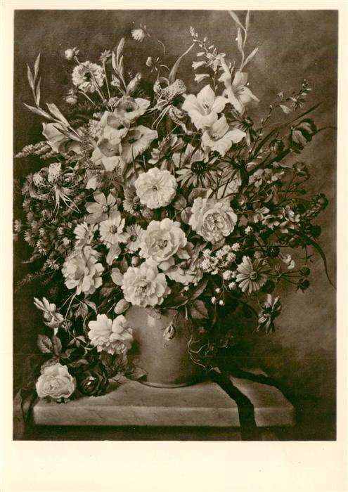 Haus der Deutschen Kunst Verlag HDK Nr. 458 Blumenbild Hermann Wenzel Wendlberge