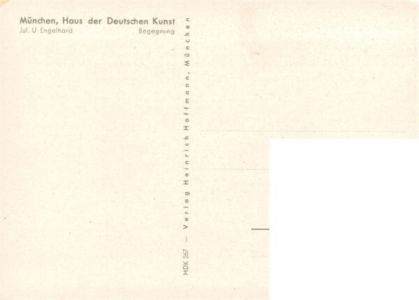 Haus der Deutschen Kunst Verlag HDK Nr. 267 Begegnung Jul. U. Engelhard – Bild 2