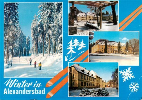 Alexandersbad Bad Winteridylle Kuranlagen