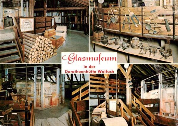 Wolfach Schwarzwald Glasmuseum in der Dorotheenhuette Details