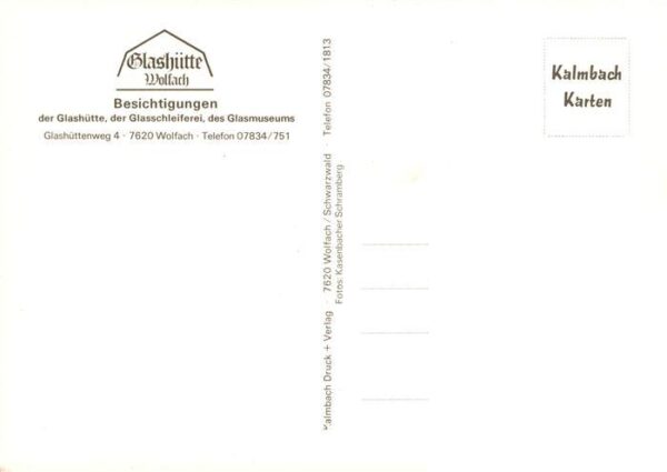Wolfach Schwarzwald Dorotheenhuette Glasschleiferei Glasmuseum – Bild 2