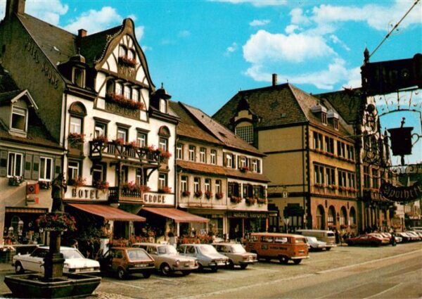 Wolfach Schwarzwald Hauptstrasse Brunnen