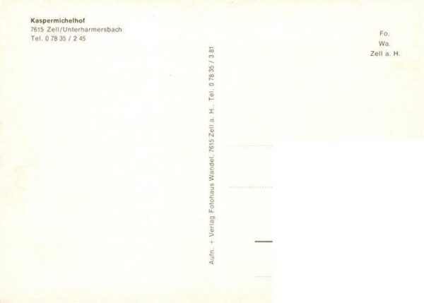 Unterharmersbach Kaspermichelhof – Bild 2