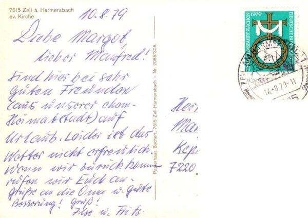 Zell Harmersbach Ev Kirche – Bild 2