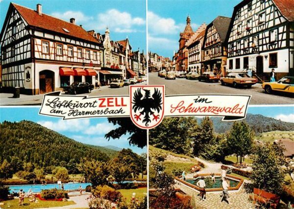 Zell Harmersbach Hauptstrasse Schwimmbad Kuranlagen