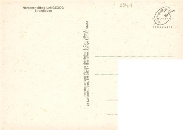 Langeoog Nordseebad Strandleben Fliegeraufnahme – Bild 2