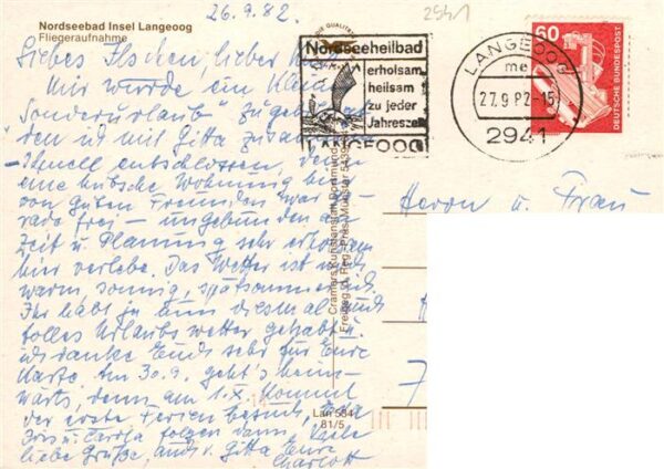 Langeoog Nordseebad Fliegeraufnahme – Bild 2