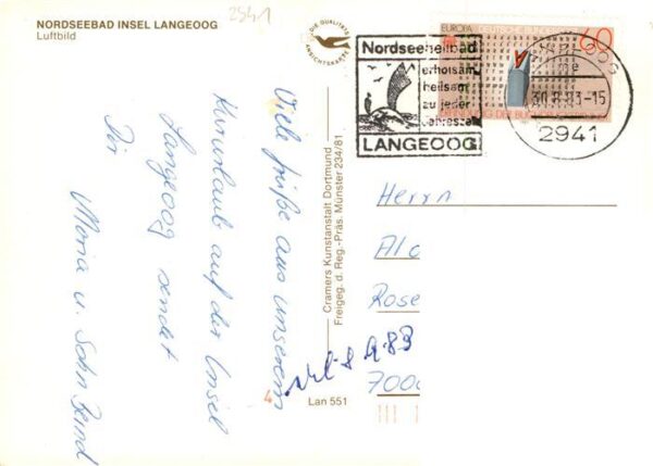 Langeoog Nordseebad Fliegeraufnahme – Bild 2