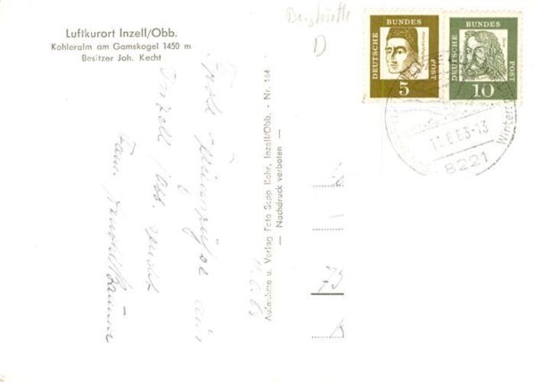 Inzell Kohleralm am Gamskogel – Bild 2