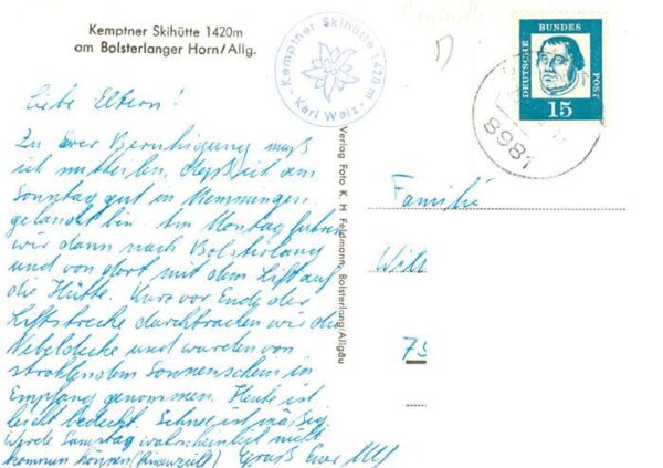 Kempten Allgaeu Kemptner Skihuette am Bolsterlanger Horn – Bild 2