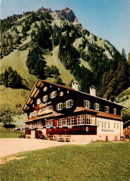 Hintersteinertal Giebelhaus mit Giebel