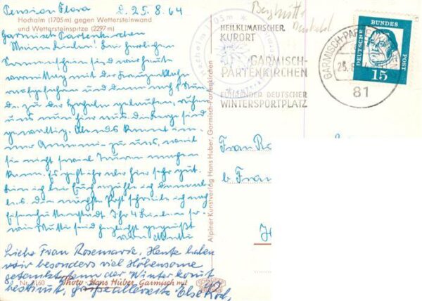 Hochalm 1705m Wettersteingebirge Oberstdorf Berghuette – Bild 2