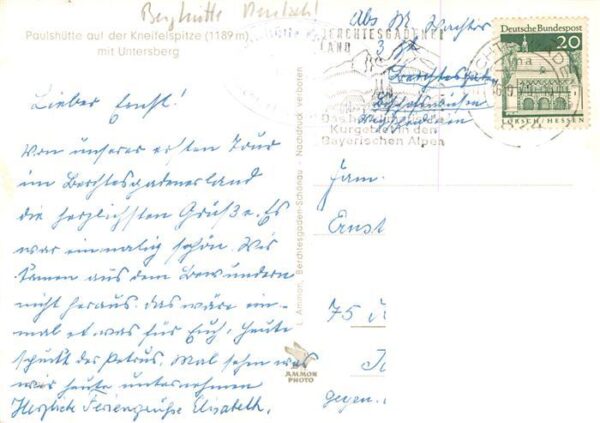 Paulshuette 1189m Berchtesgaden auf der Kneifelspitze mit Untersberg – Bild 2