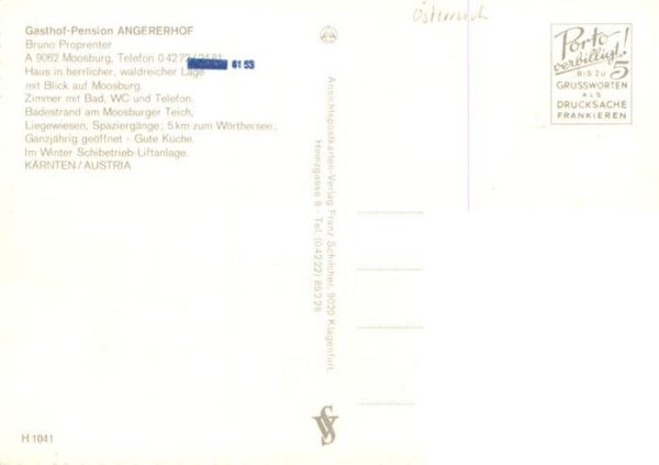Moosburg Kaernten AT Gasthof Pension Angererhof Gastraeume Zimmer – Bild 2