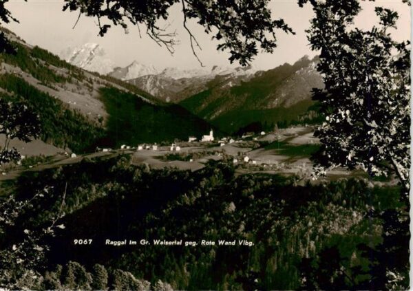 Raggal Vorarlberg AT Gr Walsertal mit Rote Wand
