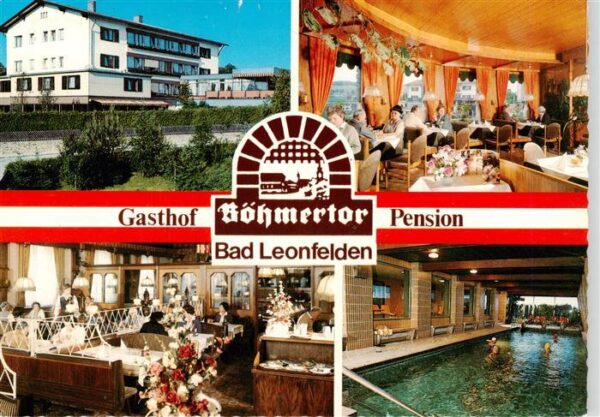 Bad Leonfelden AT Gasthof Pension Boehmertor Gastraeume Hallenbad