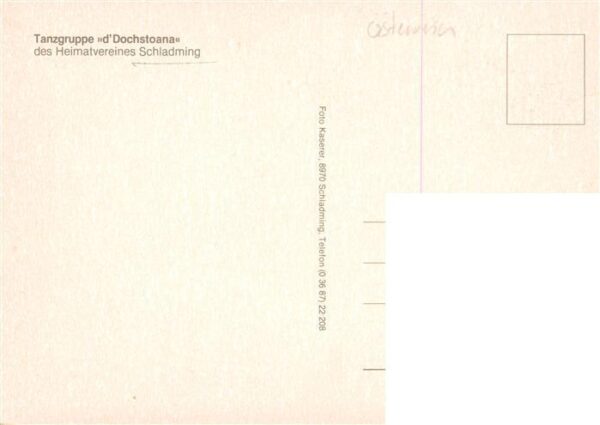Schladming Obersteiermark AT Tanzgruppe d’Dochstoana des Heimatvereins Schladmin – Bild 2
