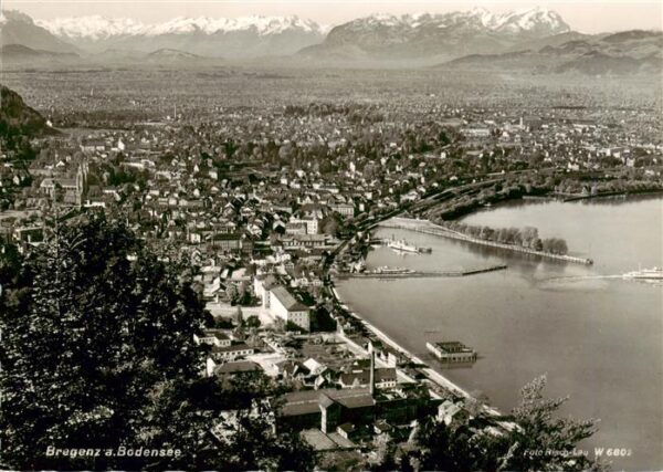 Bregenz Vorarlberg Bodensee Fliegeraufnahme