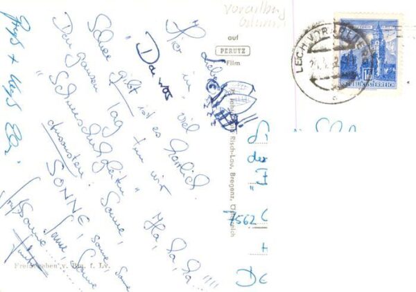 Lech Vorarlberg Fliegeraufnahme mit Woesterhorn und Biberkopf – Bild 2