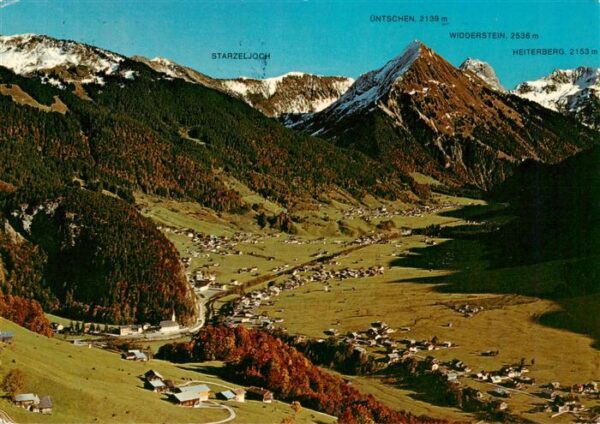 Au Bregenzerwald Fliegeraufnahme