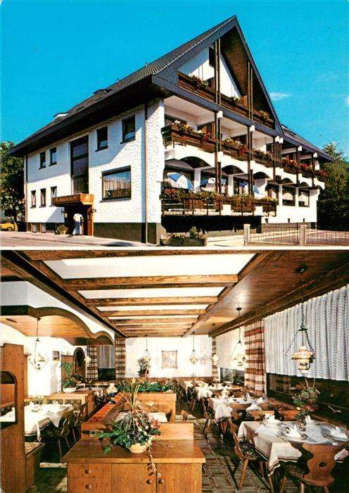 Unterharmersbach Gasthof Rebstock Gastraum