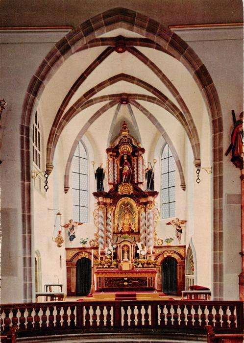 Zell Harmersbach Wallfahrtskirche Maria zu den Ketten Hochaltar