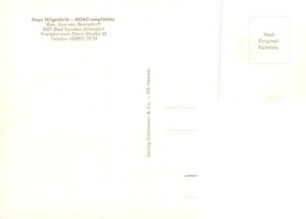 Bad Sooden-Allendorf Haus Hilgenfeld – Bild 2