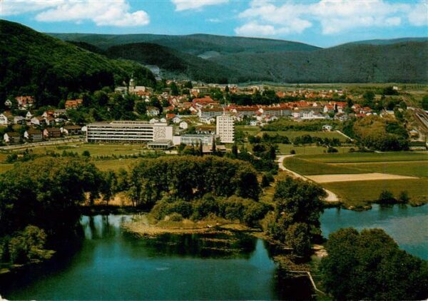 Bad Sooden-Allendorf Sanatorium Balzerborn Fliegeraufnahme